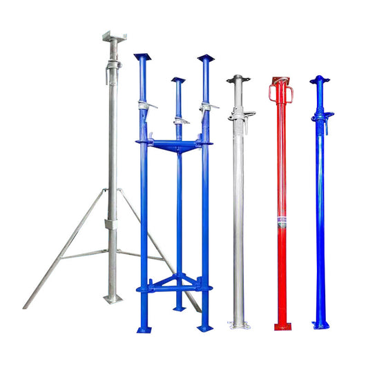 Adjustable Telescopic Steel Props - Hot-Dip Galvanized or Powder-Coated, Custom Lengths & Thicknesses Available