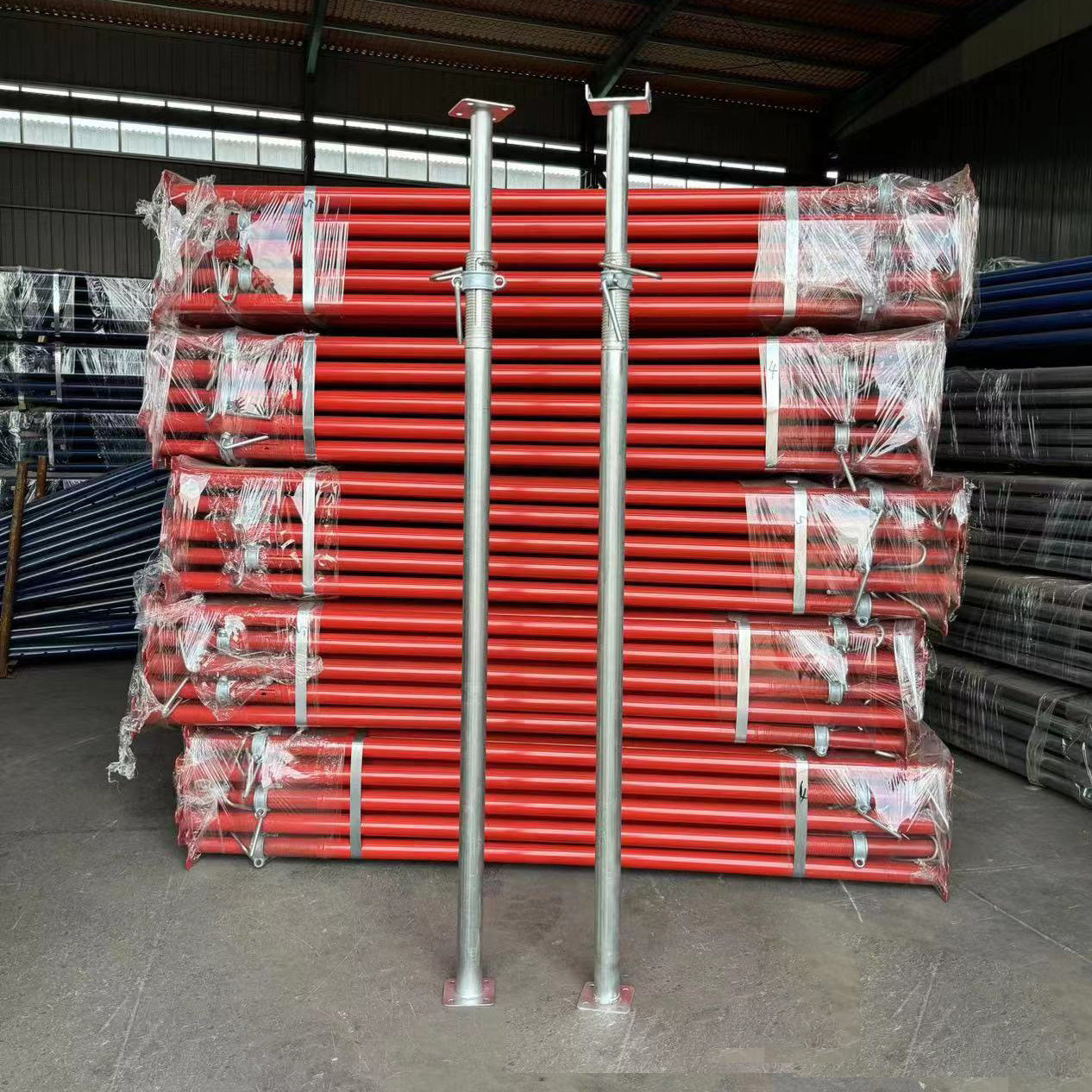 Propping support for scaffolding and formwork