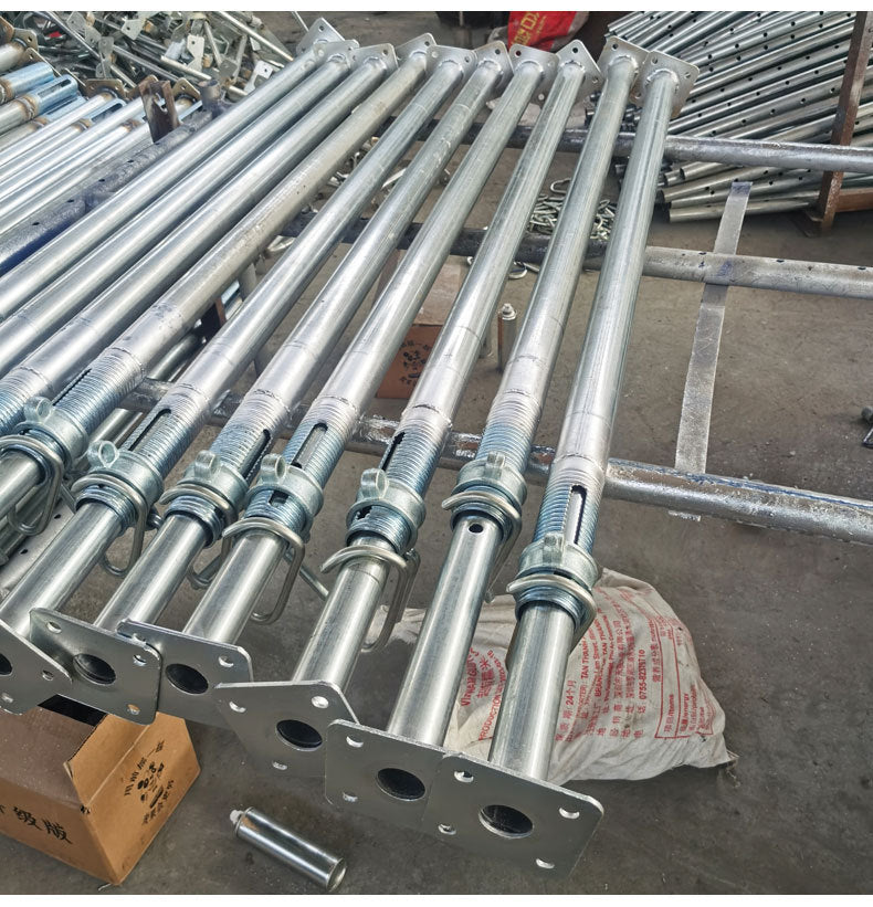 Propping support for scaffolding and formwork