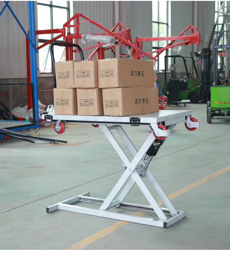 Electric Hydraulic Lift Cart 300kg/660lbs Load hot sale
