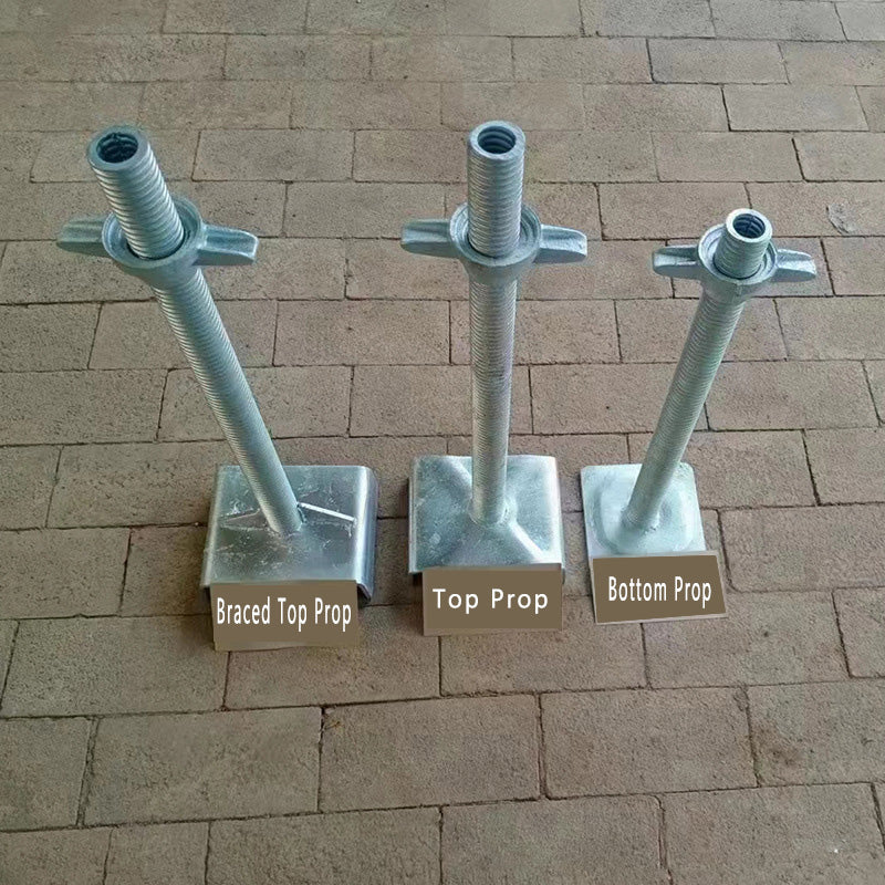 Hollow/Solid Top Props for Scaffolding – High-quality steel screw rods supplied by manufacturer